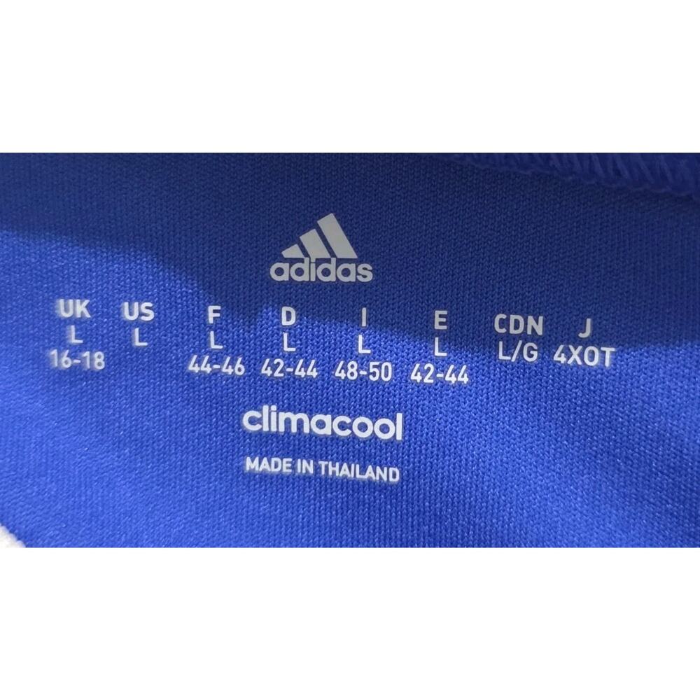 Adidas‎ Climacool Men's Soccer Jersey Blue L #42 1997 MIADADAS TEAM CREATE YOURS - Picture 9 of 10